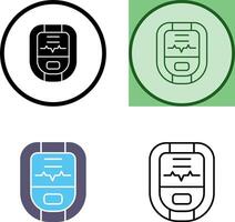 Oximeter Icon Design vector