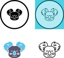 Koala Icon Design vector