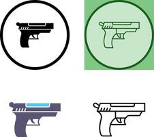 diseño de icono de pistola vector