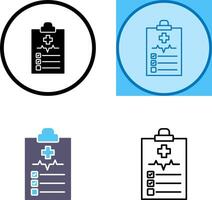 Medical History Icon vector