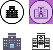 Hospital Icon Design vector