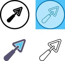 Trowel Icon Design vector