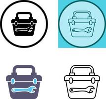 Toolbox Icon Design vector