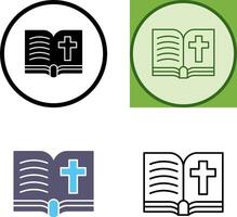 bible Icon Design vector