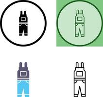 Jumpsuit Icon Design vector