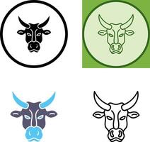 diseño de icono de vaca vector