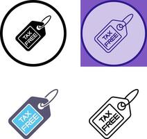 Tax Free Icon vector