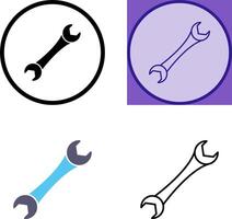 Spanner Icon Design vector