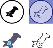 diseño de icono de mapa vector