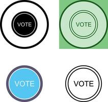 votar enlace icono vector