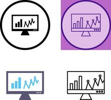 Online Stats Icon vector