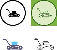 Lawn Mower Icon vector