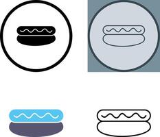 Hot Dog Icon vector