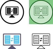 File Sharing Icon vector