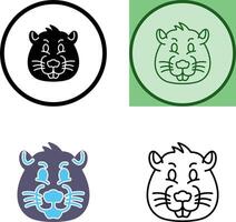 Beaver Icon Design vector