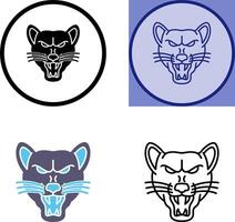 diseño de icono de lobo vector