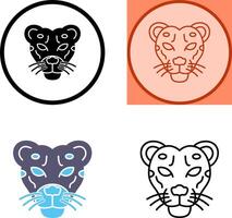 leopardo icono diseño vector
