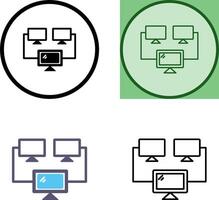 Connected Systems Icon vector