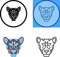 leopard Icon Design vector