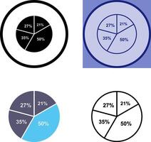 Pie Chart Icon vector