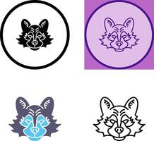 Raccoon Icon Design vector