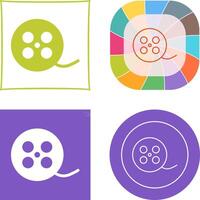 Reel Icon Design vector