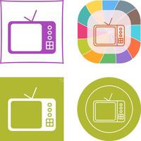 TV Set Icon vector