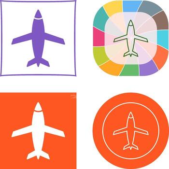 diseño de icono de avión vector