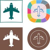 Flying Airplane Icon vector