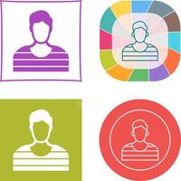 Prisioner Icon Design vector