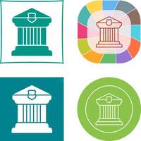 Courthouse Icon Design vector