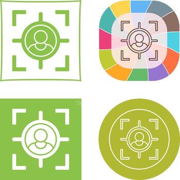 Target Icon Design vector