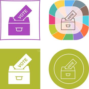 fundición votar icono vector