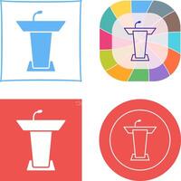 Podium Icon Design vector