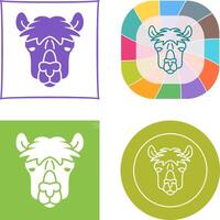 alpaca icono diseño vector