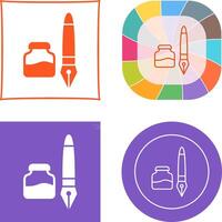 Ink and Pen Icon vector