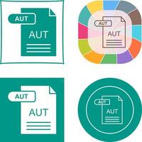 AUT Icon Design vector