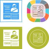 Candidate Results Icon vector