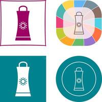 Sunblock Cream Icon vector