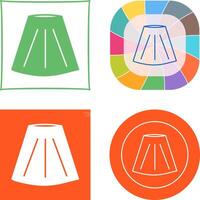 Skirt Icon Design vector