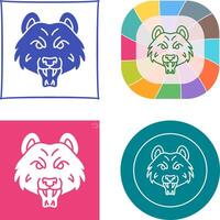 Bear Icon Design vector