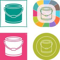 pintar Cubeta icono vector