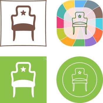 diseño de icono de asiento vector