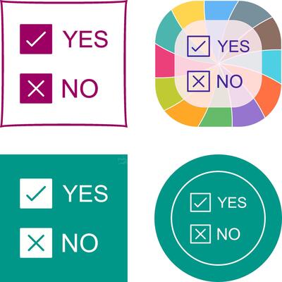 Yes No Option Icon