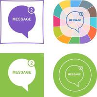 Message Bubbles Icon vector