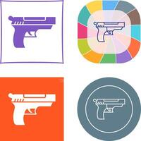 diseño de icono de pistola vector