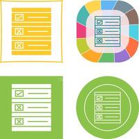 Ballot Paper Icon vector