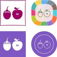 Fruits and VVegetables Icon vector