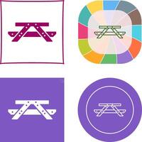 Picnic of Table Icon vector