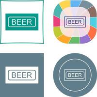 Beer Sign Icon vector